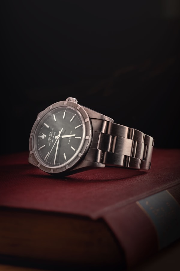 Vintage mechanical chronograph watch